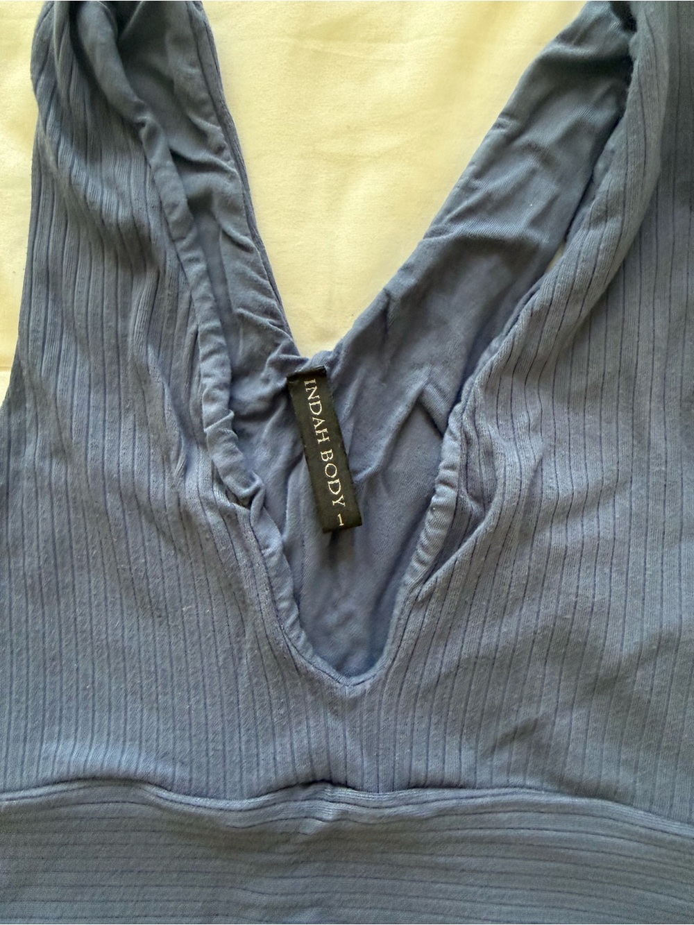 Indah Navy Blue Ribbed Set - Picture 4 of 4